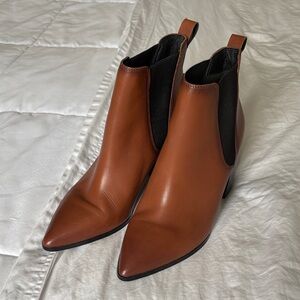 NWOT Steve Madden Brown Leather Knoxi Boots